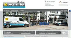 Desktop Screenshot of elektro-woehrle.de